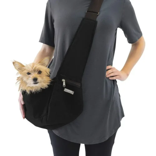 Tiny Dog Sling Carrier – Waterproof Teacup Puppy Shoulder Bag