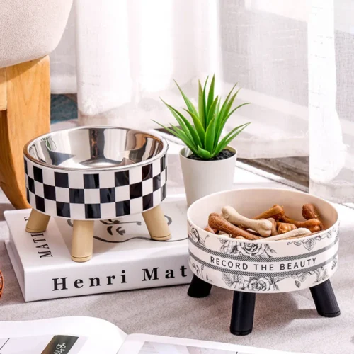 Stainless Steel Elevated Pet Bowl