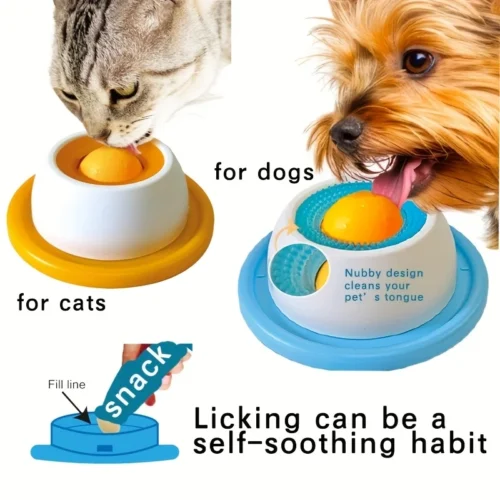 Pet Lick Mat Yogurt Slow Feeder for Dogs & Cats