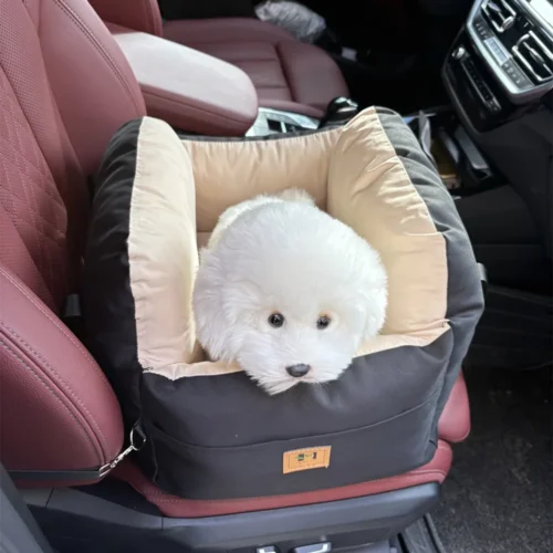 Pet Car Seat with Safety Belt, Washable